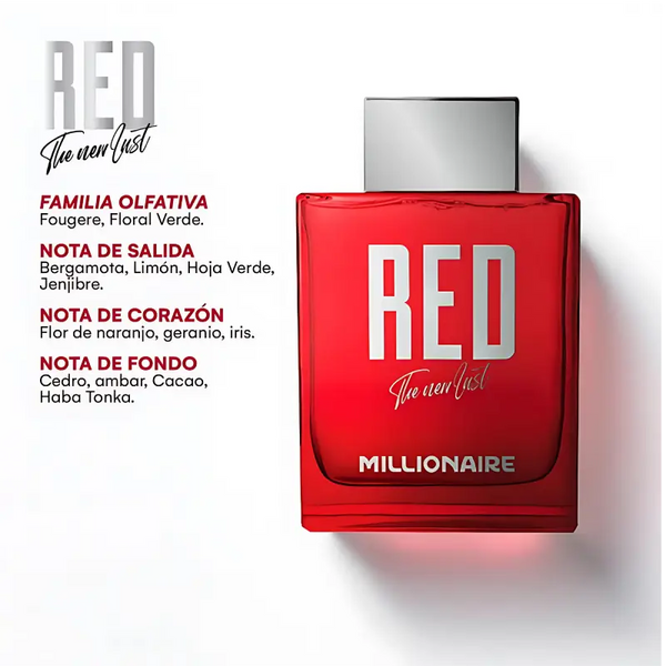 Millionaire Red New Lust Perfume Hombre Edp 100 Ml