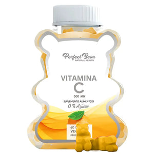 Perfect Bear Vitamina C 0% Azucar Sabor Naranja 60 Gomitas