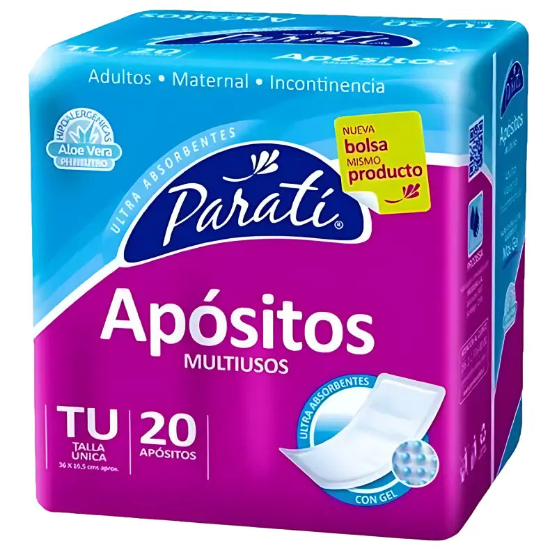 Apósitos Parati Multiuso Talla Única 20 Unidades