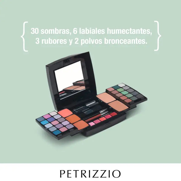 Petrizzio Pzzo Set Completo De Maquillaje Kit Be Glamorous