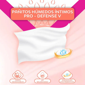 Pañitos Húmedos Íntimos Nosotras 16 Un Pro defense v