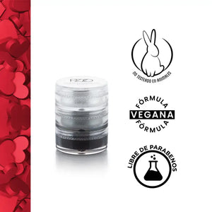 Petrizzio Pzzo Sombra Pigmento Triple Silver