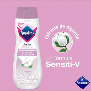 Jabón Íntimo Nosotras Diarios 200 Ml Sensiti-v