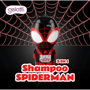 Gelatti Shampoo Kids 3en1 300 Ml SPIDER MAN TRAJE NEGRO