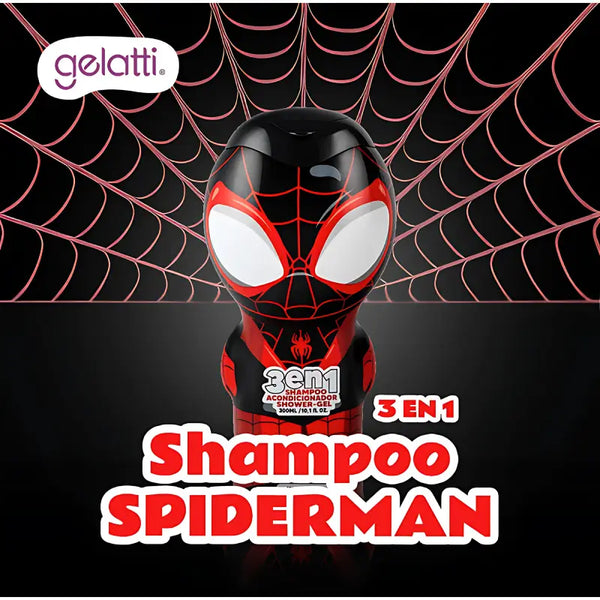 Gelatti Shampoo Kids 3en1 300 Ml SPIDER MAN TRAJE NEGRO