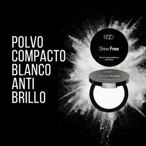 Petrizzio Pzzo Shine Free Polvo Compacto Blanco Anti Brillo