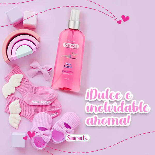 Simond's Baby Care Colonia Para Bebe 260 Ml PINK LOTION