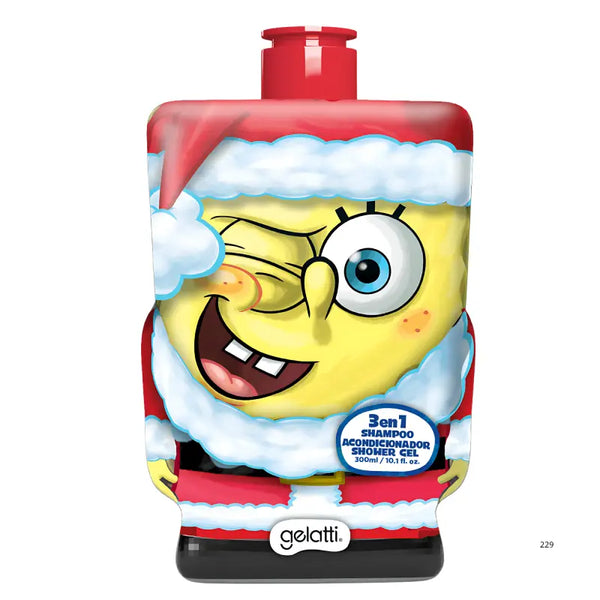 Gelatti Shampoo Kids 3en1 300 Ml BOB ESPONJA SANTA