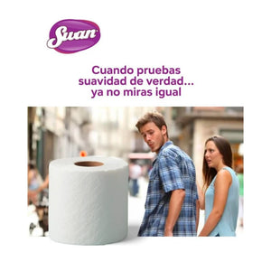 Papel Higiénico Suan 20 Metros Doble Hoja 6 Rollos