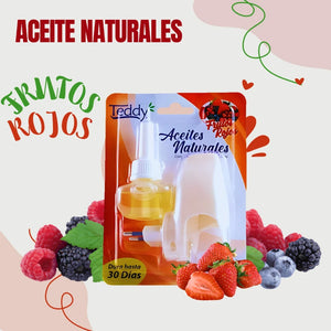 Ambiental Eléctrico Teddy Aparato + Repuesto Fragancia Frutos Rojos