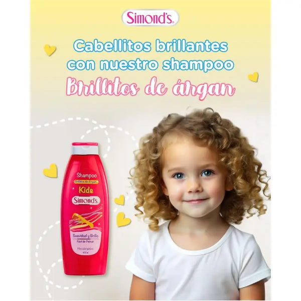 Simond's Kids Shampoo Brillitos De Argán 400 Ml