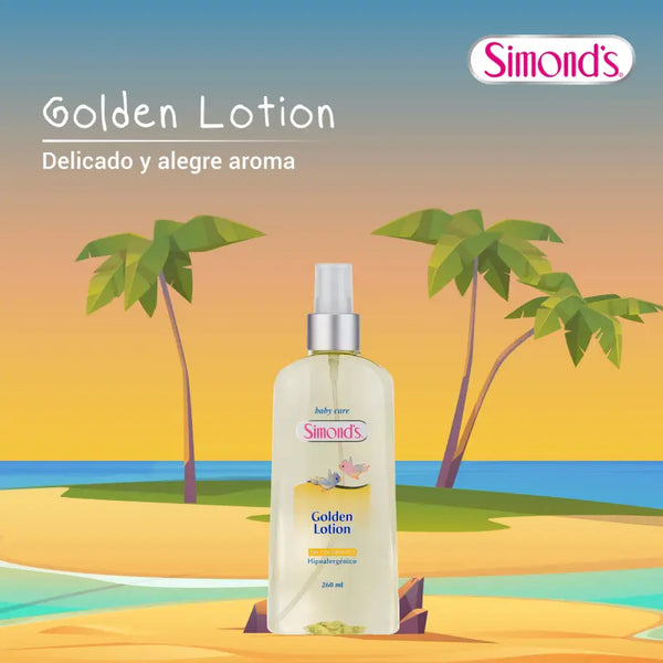 Simond's Baby Care Colonia Para Bebe 260 Ml GOLDEN LOTION