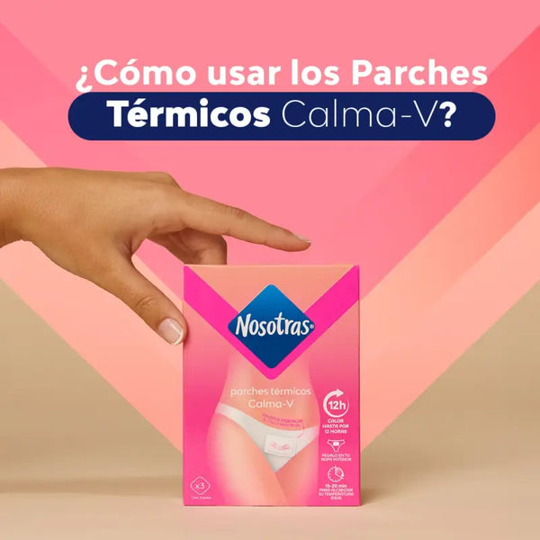 Nosotras Parche Térmico Calma-v Alivia Cólico Menstrual 3 Un