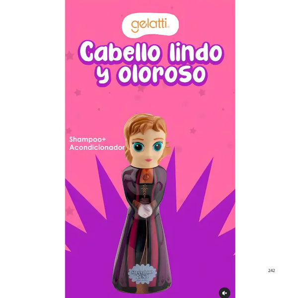 Gelatti Shampoo Kids 2en1 300 Ml FROZEN ANNA