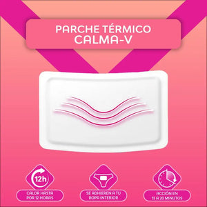 Nosotras Parche Térmico Calma-v Alivia Cólico Menstrual 3 Un