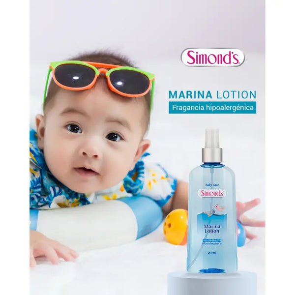 Simond's Baby Care Colonia Para Bebe 260 Ml MARINA LOTION