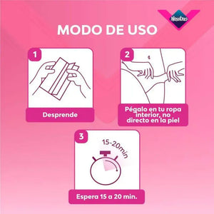 Nosotras Parche Térmico Calma-v Alivia Cólico Menstrual 3 Un