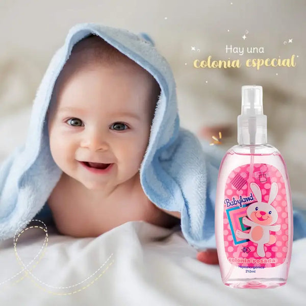Babyland Colonia Para Bebe 210 Ml Rosada