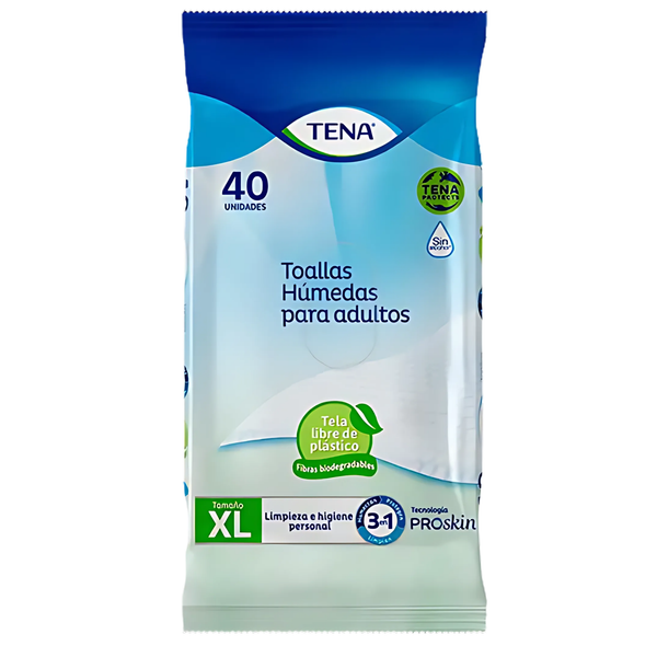 Toallas Húmedas Tena Para Adulto De 40 Un