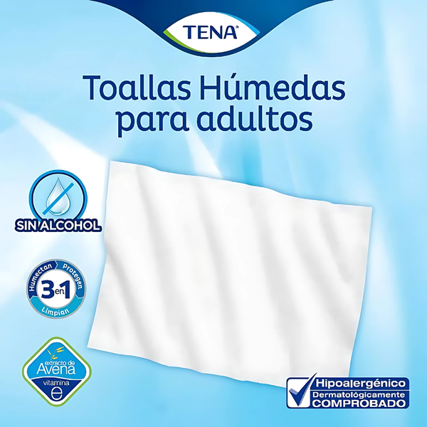 Toallas Húmedas Tena Para Adulto De 40 Un