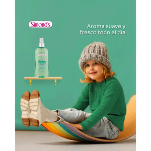 Simond's Baby Care Colonia Para Bebe 260 Ml GREEN DELICATE LOTION
