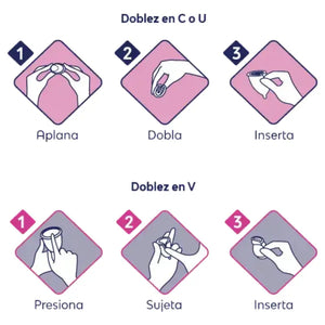 Nosotras V-cup Copa Menstrual Reutilizable Rosa / Grande