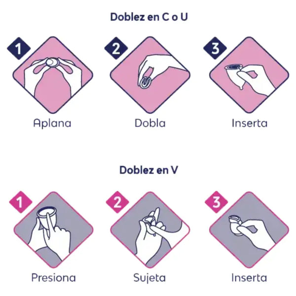 Nosotras V-cup Copa Menstrual Reutilizable Rosa / Grande