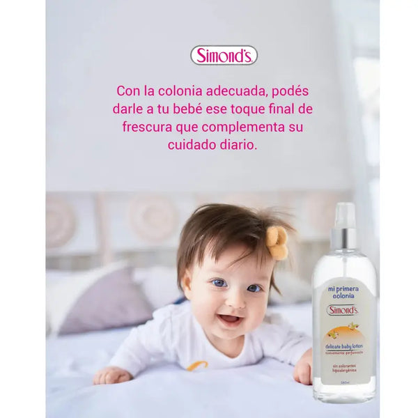 Simond's Baby Care Mi Primera Colonia Para Bebe 210 Ml