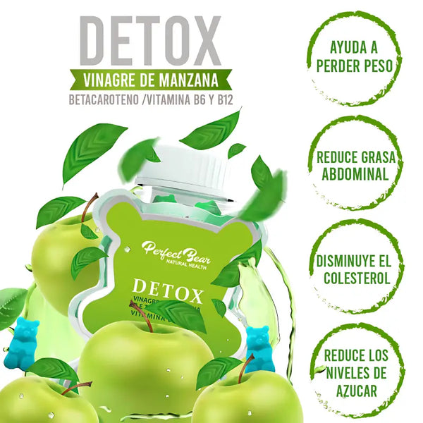 Perfect Bear Détox Vinagre De Manzana Vitamina B6 60 Gomitas