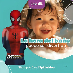 Gelatti Shampoo Kids 3en1 350 Ml SPIDER MAN