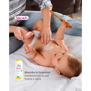 Simond's Talco Vegetal Polvo De Fécula Con Oxido Zinc 100 Gr