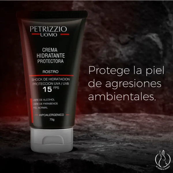 Petrizzio Crema Hidratante Protectora Uomo Fps15