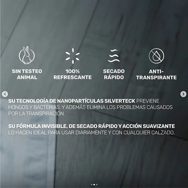 Brooks Talco Para Pies Silver Teck Pack 120g + 80g