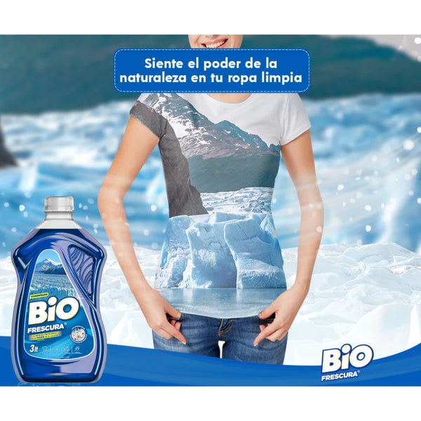 Detergente Liquido Bio Frescura 3 Lts Campos de hielo