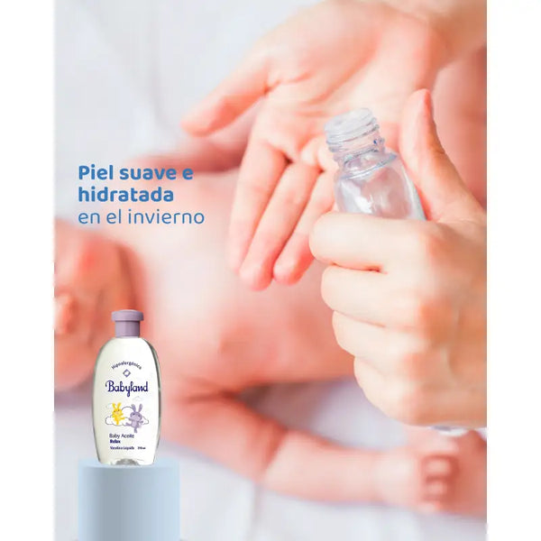 Babyland Aceite Bebe Relax Vaselina Liquida 210 Ml