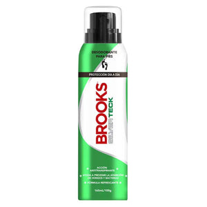 Brooks Talco Para Pies Desodorante Spray 100grs