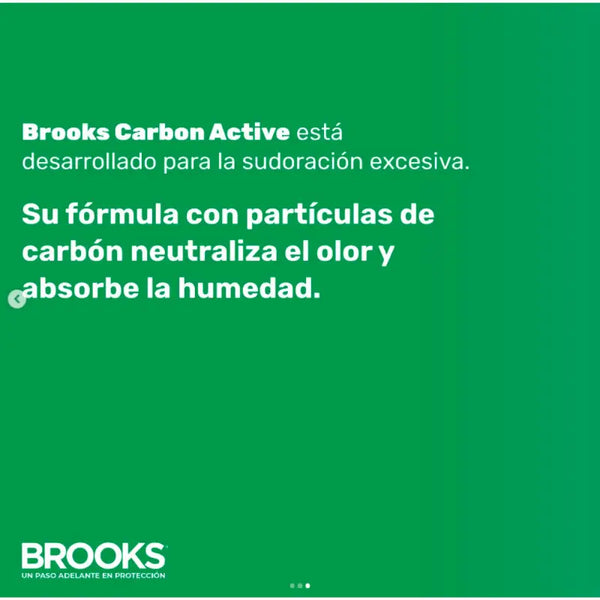 Brooks Carbón Active Talco Para Pies Desodorante Spray 100gr
