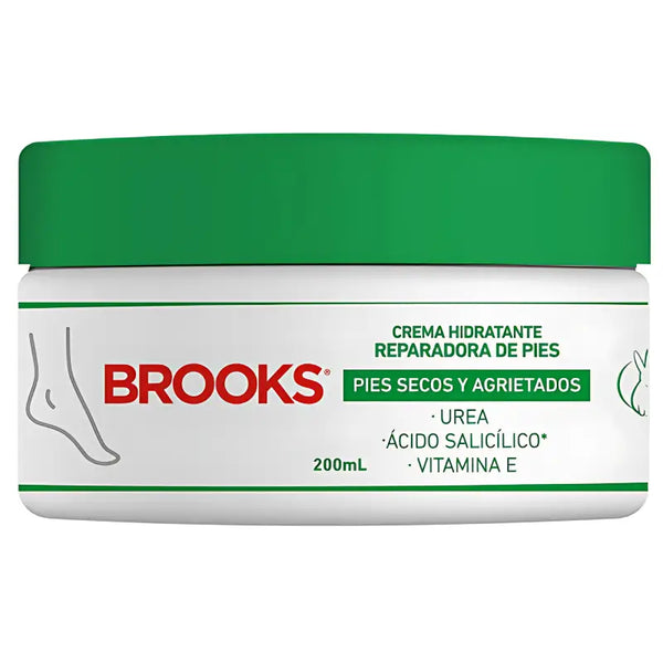 Brooks Crema Hidratante Reparadora De Pies 200ml