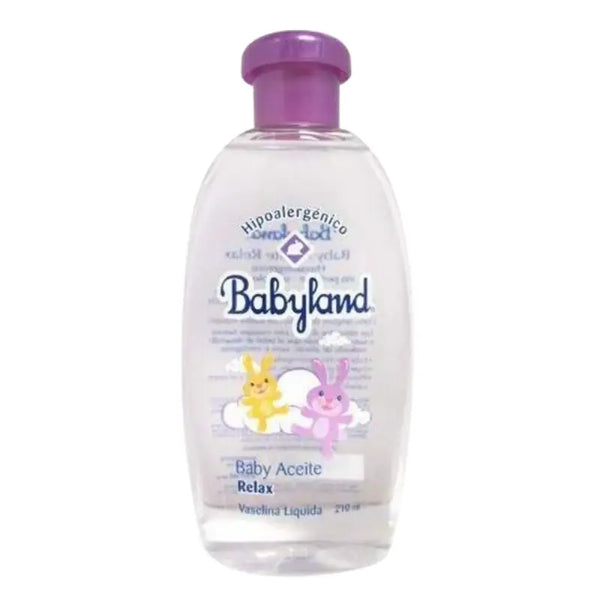Babyland Aceite Bebe Relax Vaselina Liquida 210 Ml