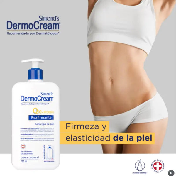 Simond's Dermo Cream Crema Corporal 750 Ml Neutro Q10 Protein