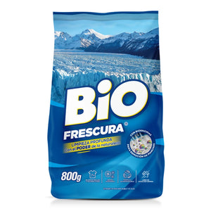 Detergente En Polvo Bio Frescura 800 Gr Campos de hielo
