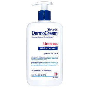 Simond's Dermo Cream Corporal Hidratación Urea 10% 400 Ml