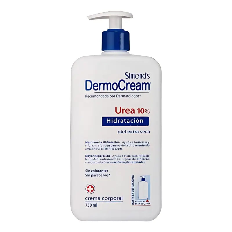 Simond's Dermo Cream Crema Corporal 750 Ml Neutro Urea 10