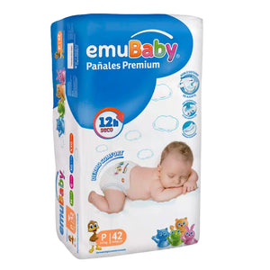 Pañales Emubaby Premium Talla P 42 Pañales