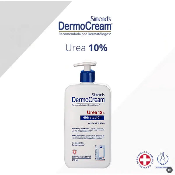Simond's Dermo Cream Crema Corporal 750 Ml Neutro Urea 10