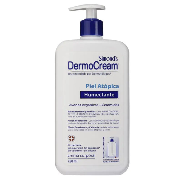 Simond's Dermo Cream Crema Corporal 750 Ml Neutro Piel Atópica