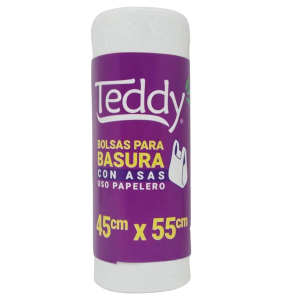 Bolsa De Basura Con Asas Teddy 45x55 Cm Pequeña 20 Un