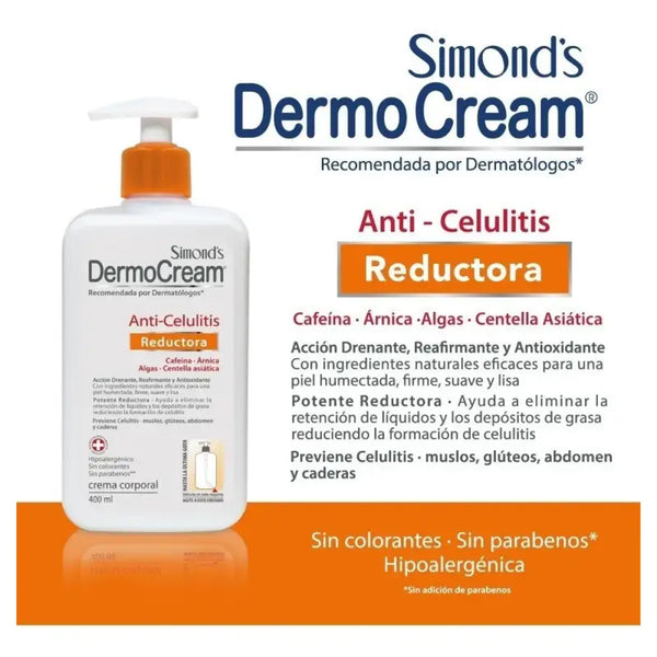 Simond's Dermo Cream Crema Corporal Anti-celulitis 400 Ml