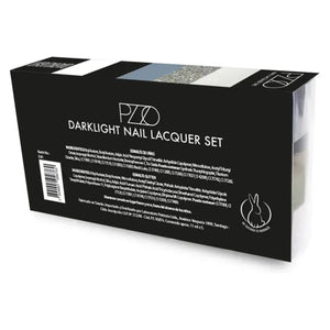 Petrizzio Pzzo Nail Lacquer Set Esmaltes De Uñas X5 Tono Darklight