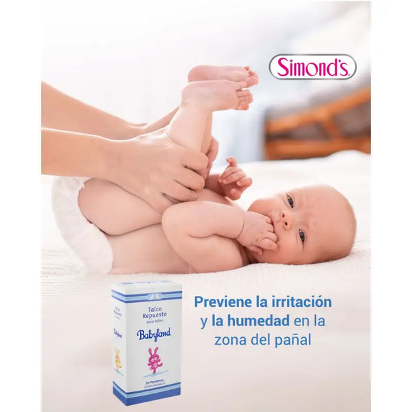 Babyland Talco Hipoalergénico Para Niños Repuesto 200 Gr